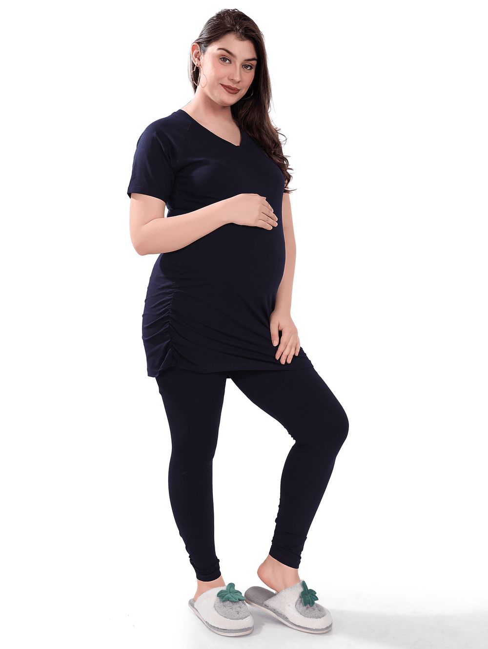 Tummy - Maternity T-Shirt - Blue