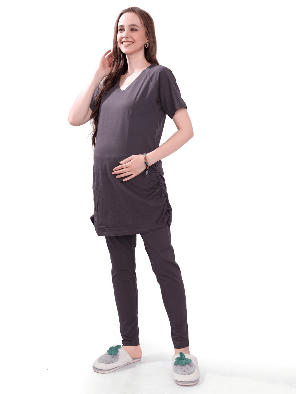 Tummy - Maternity T-Shirt - Grey