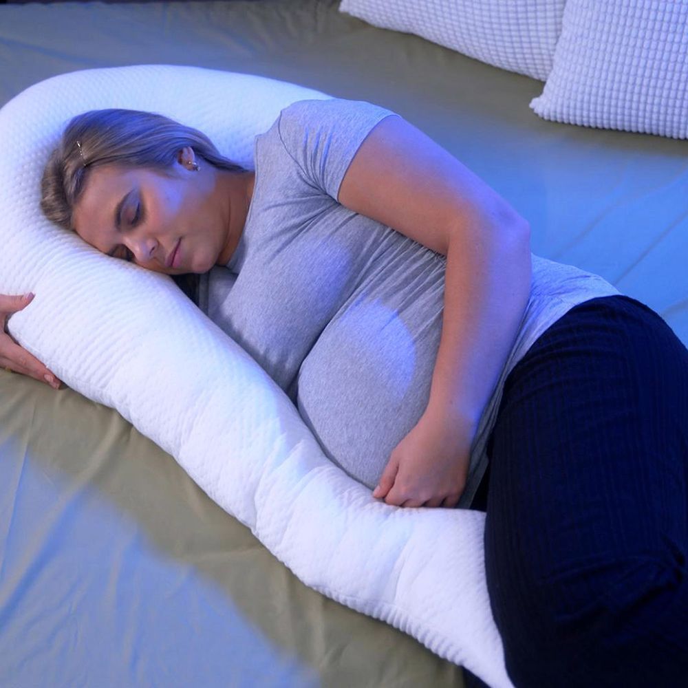 Contour - Swan Maternity Body Pillow - White