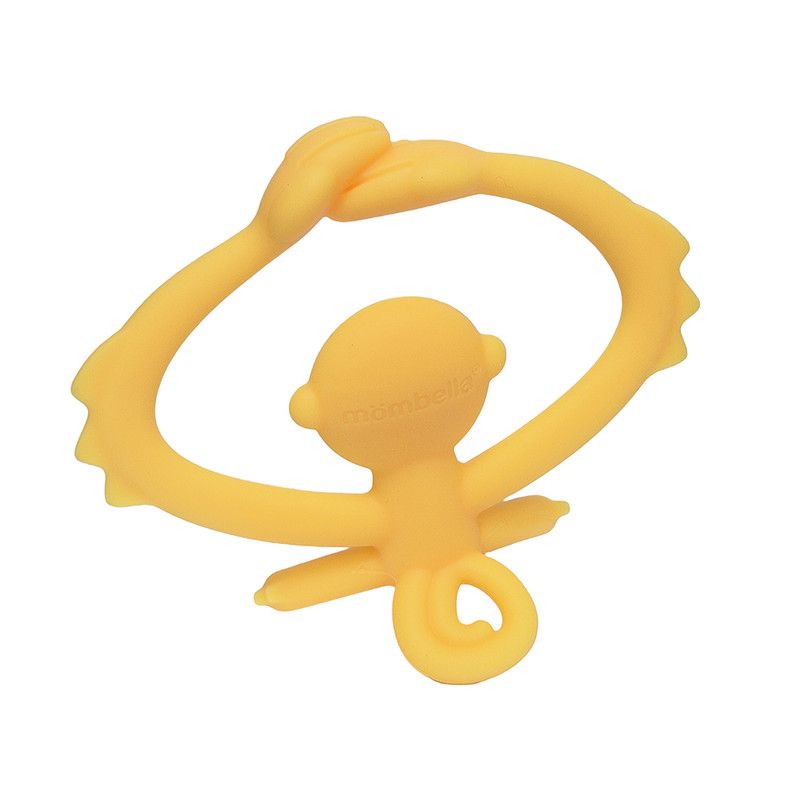 Mombella - Teether Toy - Hugging Monkey - Yellow