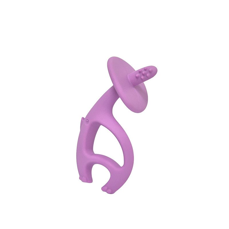 Mombella - Dancing Teether Toy - Elephant - Purple