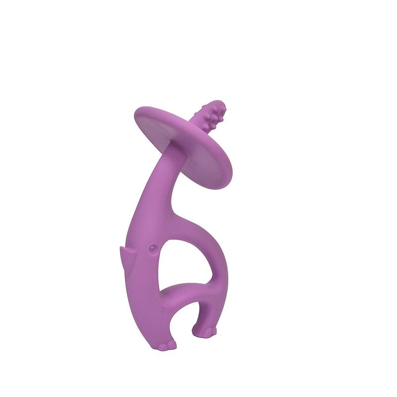 Mombella - Dancing Teether Toy - Elephant - Purple