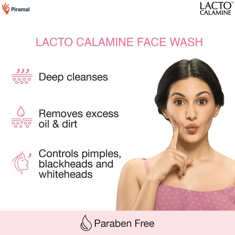 Lacto Calamine - Face Wash Kaolin Clay With Niacinamide And Vitamin E - 100ml