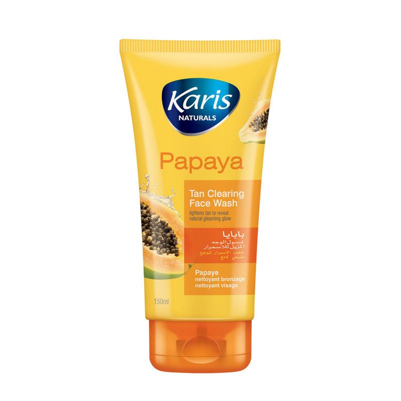 Karis Naturals - Tan Clearing Face Wash - Papaya - 150ml