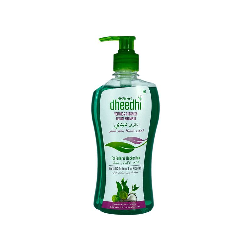 Dhathri - Dheedhi Volume And Thickness Herbal Shampoo - 400 ml