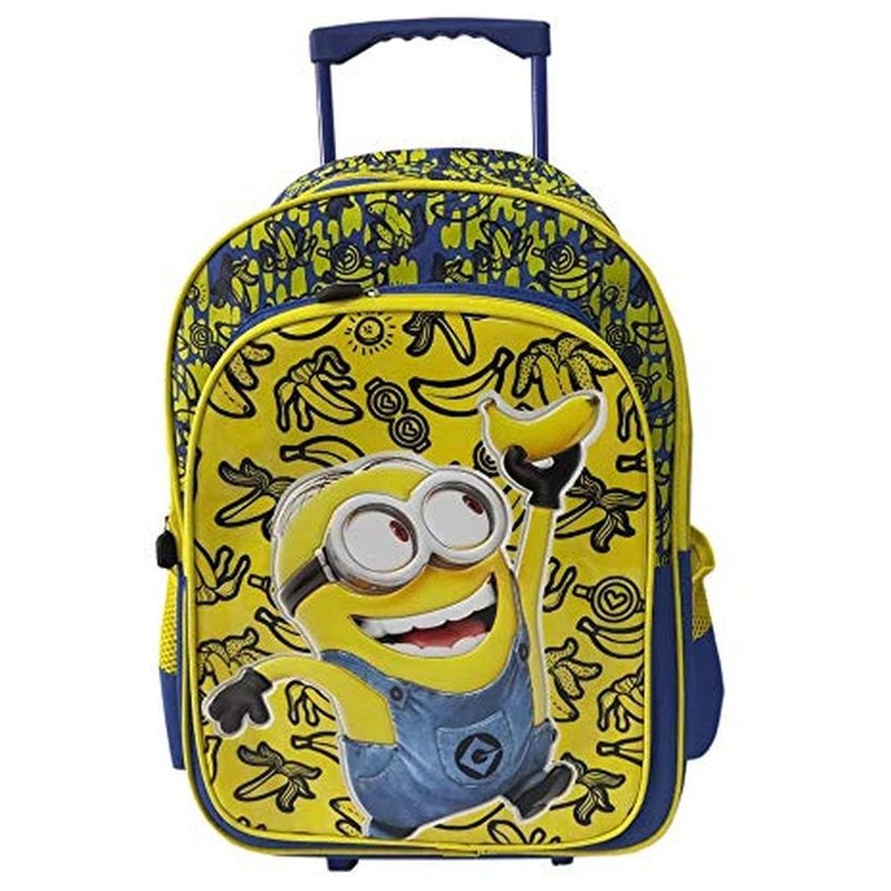 Minions - School Trolley Bag - 18-Inch, Lunch Bag And Pencil Case