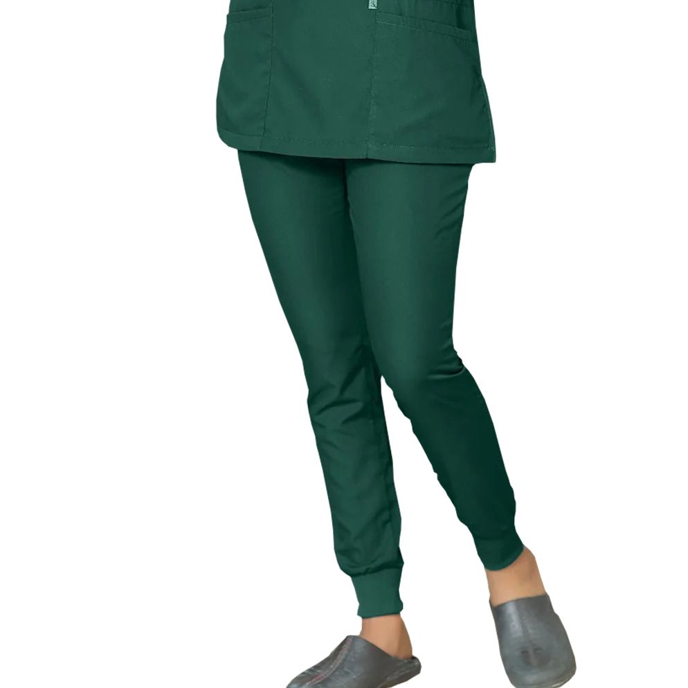 Prokids - Female Cross London Scrub Suit - Dark Green