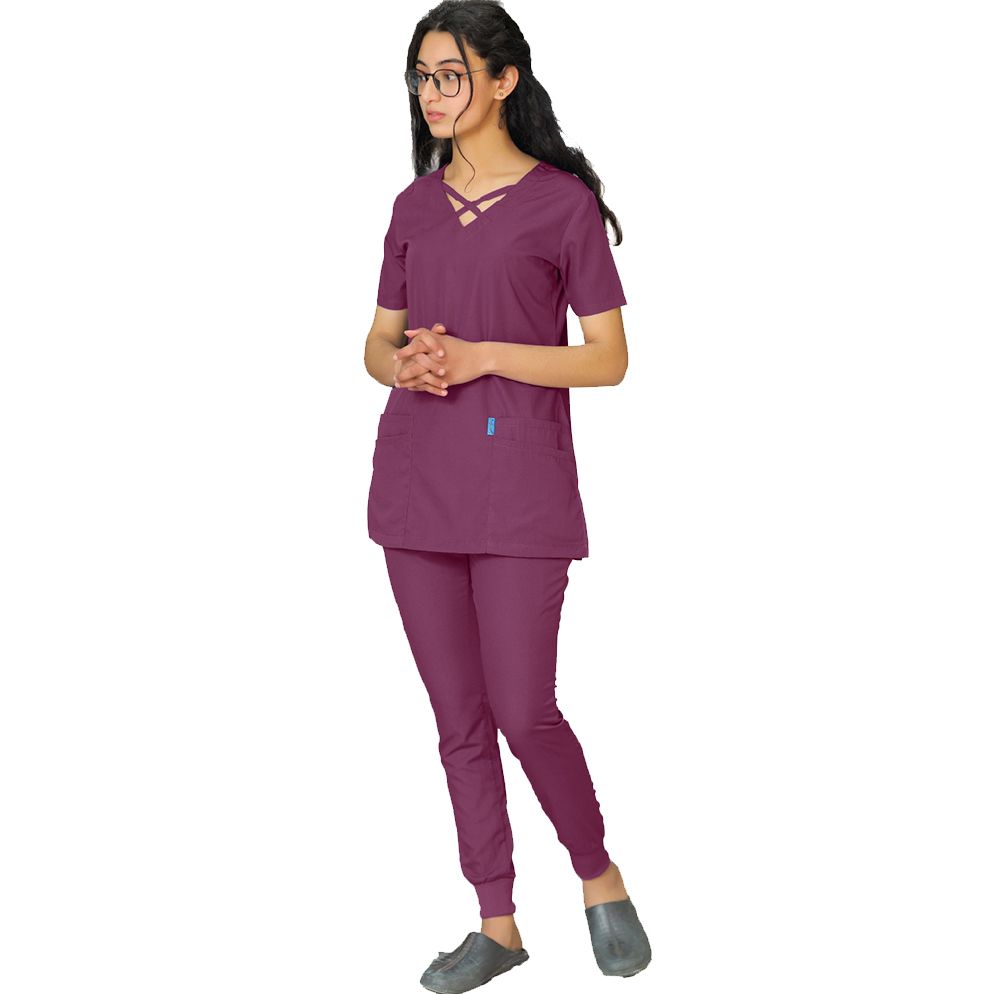 Prokids - Female Cross London Scrub Suit - Purple