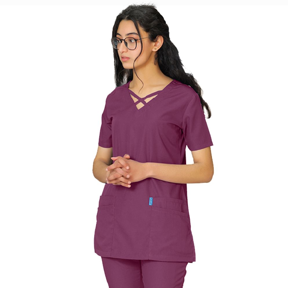 Prokids - Female Cross London Scrub Suit - Purple