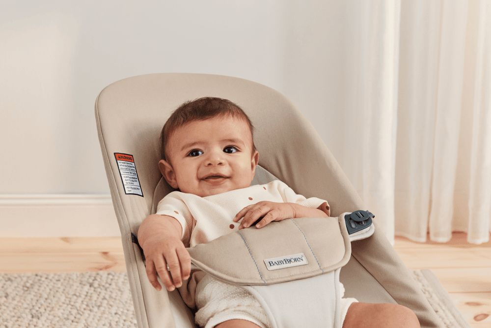 BabyBjorn - Soft Woven Balance Bouncer - Khaki/Beige