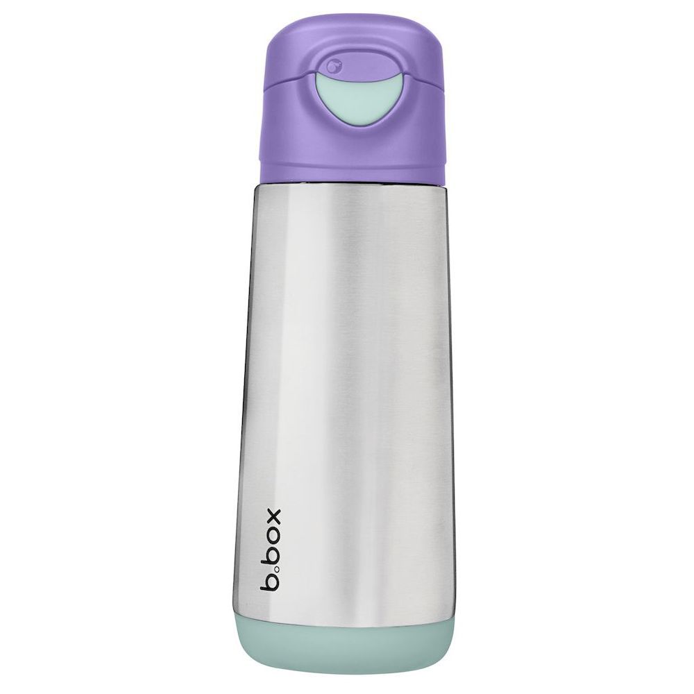 b.box - Stainless Steel Insulated Spout Bottle - Lilac Pop - 500 ml