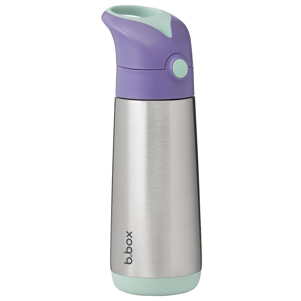 b.box - Stainless Steel Insulated Drink Bottle - Lilac Pop - 500 ml