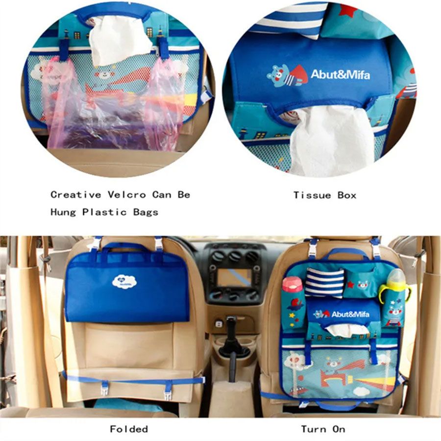 Duma Safe - Car Back Seat Organizer - Blue