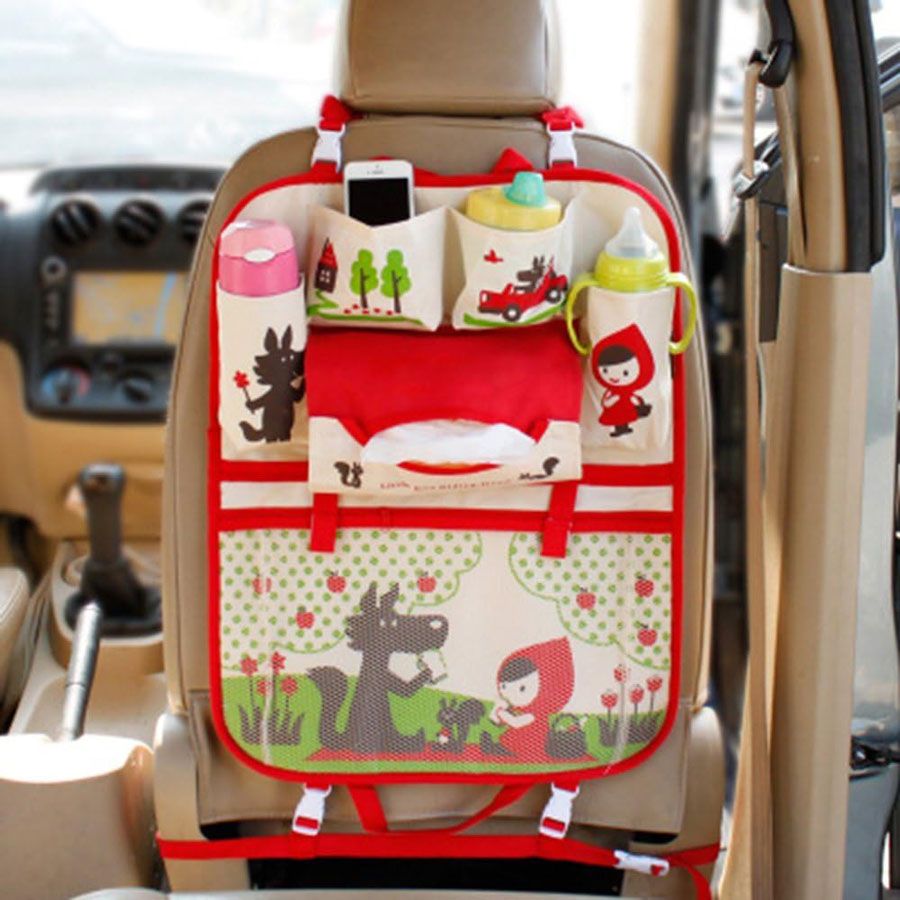 Duma Safe - Car Back Seat Organizer - Red