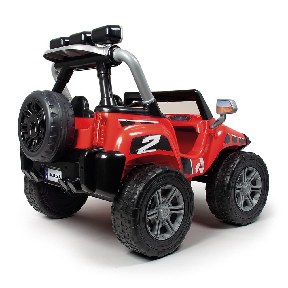 Injusa - Electric Ride-On Monster Car - Red