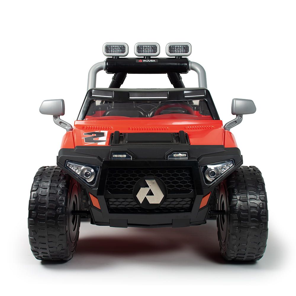 Injusa - Electric Ride-On Monster Car - Red