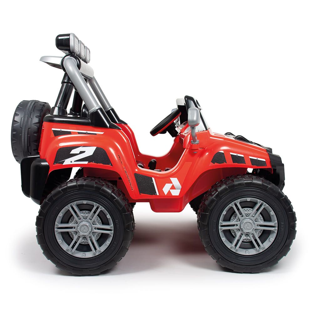 Injusa - Electric Ride-On Monster Car - Red