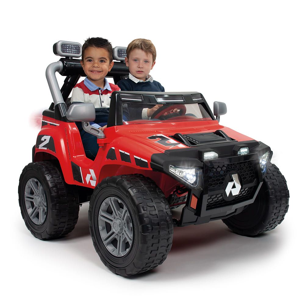 Injusa - Electric Ride-On Monster Car - Red