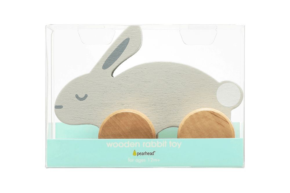 Pearhead - Wooden Bunny Toy