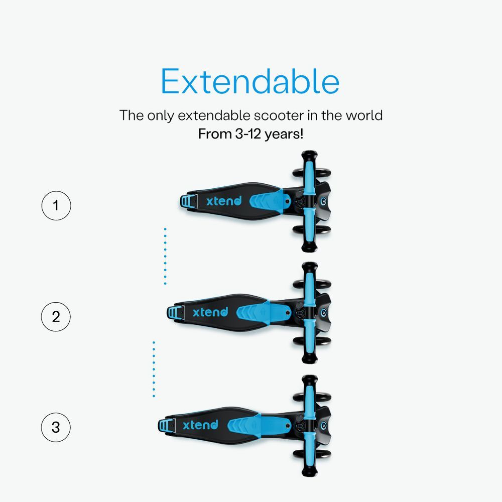 Smartrike - Xtend Kids Scooter - Blue