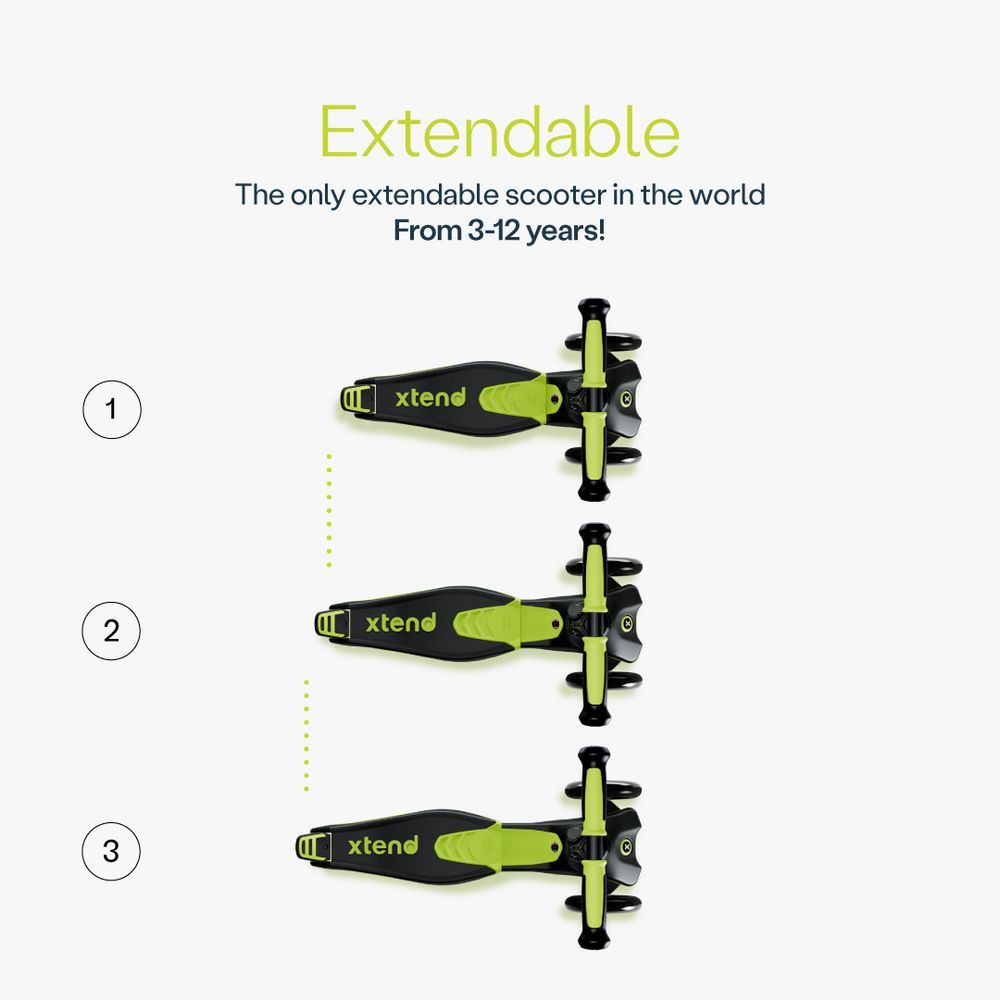 Smartrike - Xtend Kids Scooter - Lime