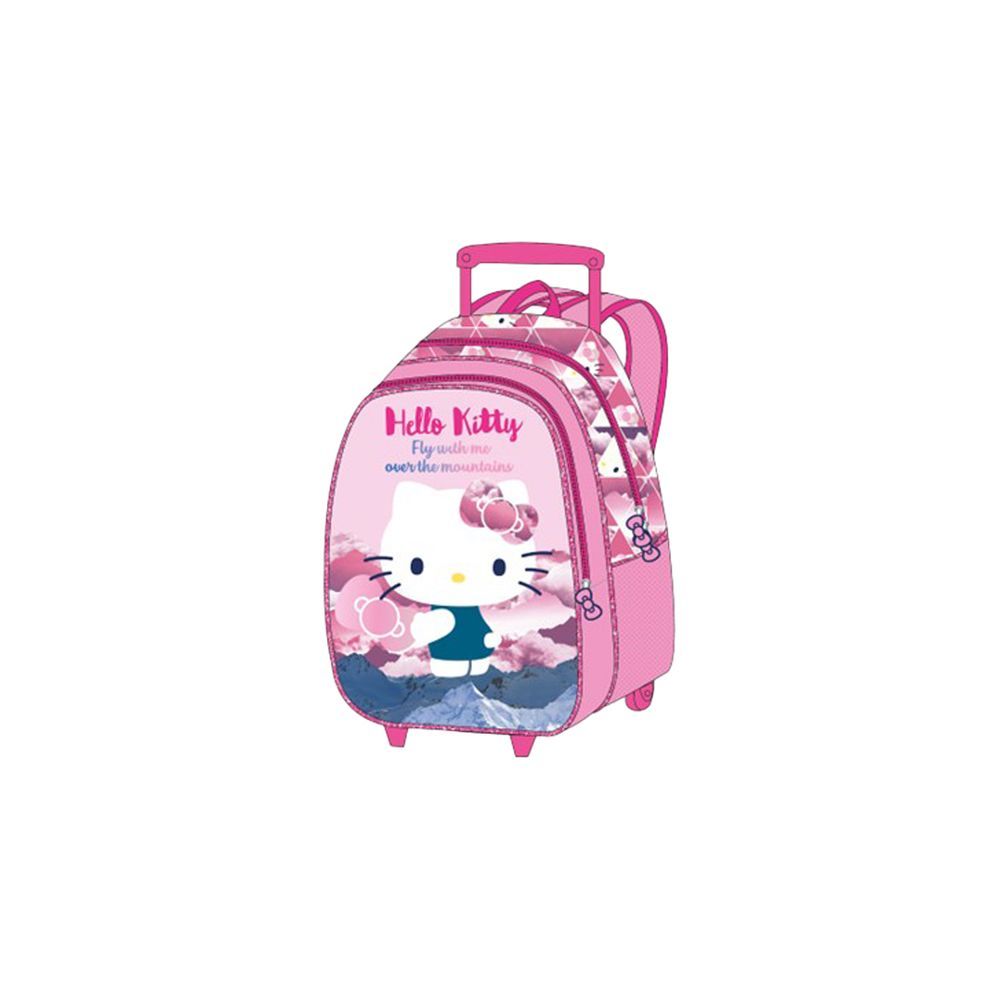 Sanrio - Hello Kitty Kids 5-in-1 Box Set W/ 18" - Trolley School Bag, Water Bottle, Lunch Box, Lunch Bag & Pencil Case