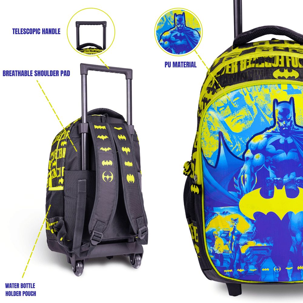 Warner Bros - Batman 18" School Trolley Bag