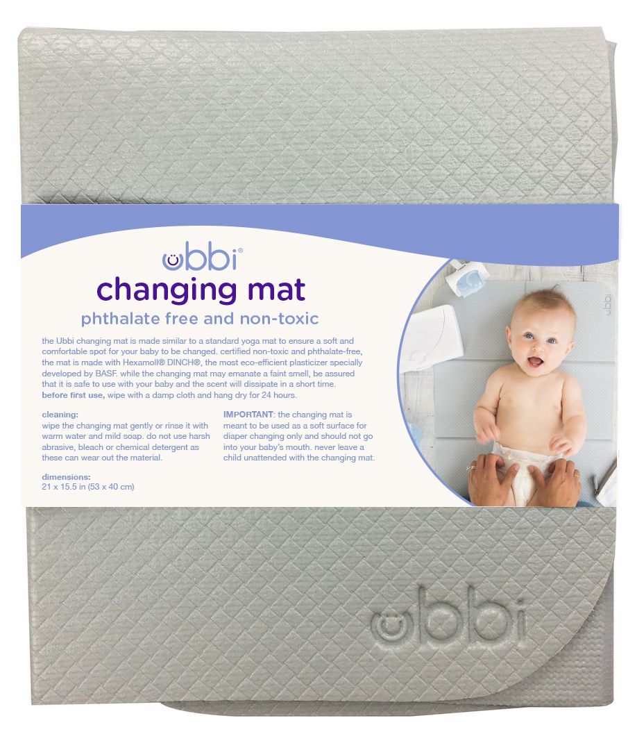 Ubbi - Changing Mat - Grey