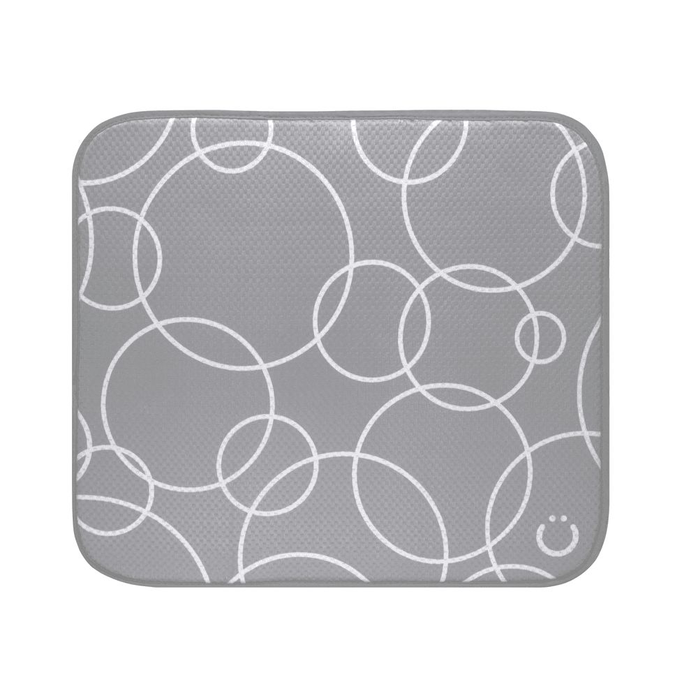 Ubbi - Microfiber Mat And Drying Mat - Set of 2 - Grey