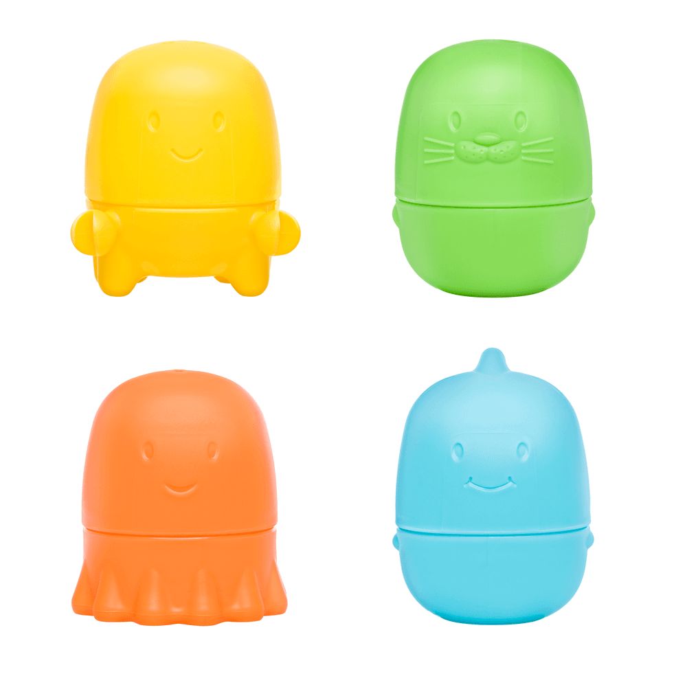 Ubbi - Interchangeable Bath Toys - 4 Pcs