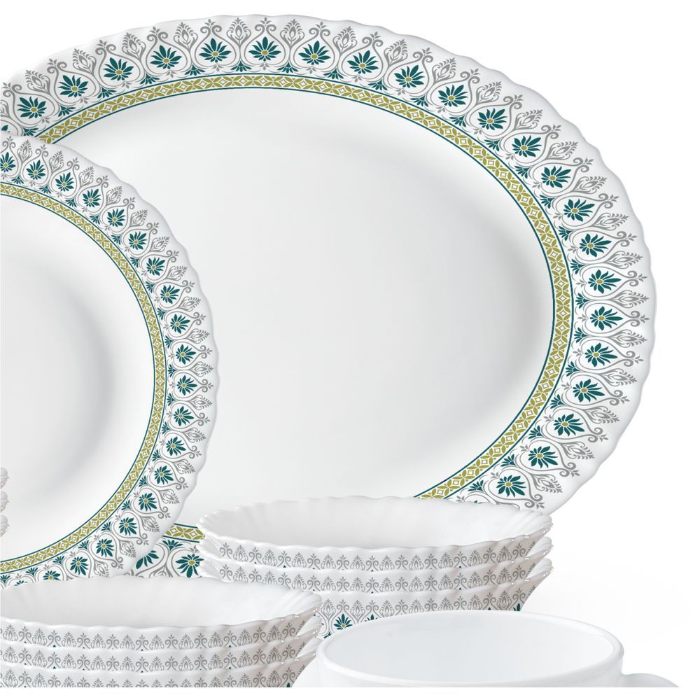 Borosil - Plano Opal Dinner Set - Persia - 38 Pcs