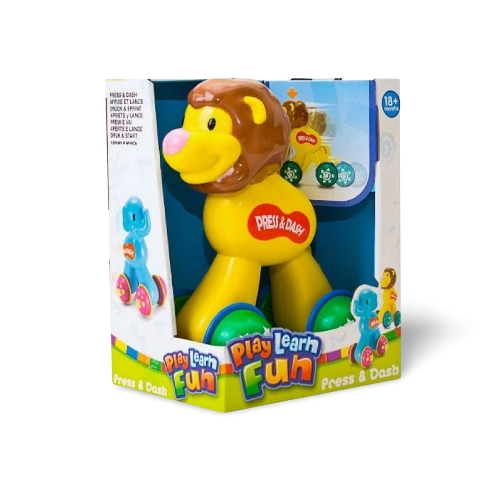 Funfiniti - Keenway Press And Dash Lion Early Learning Toy