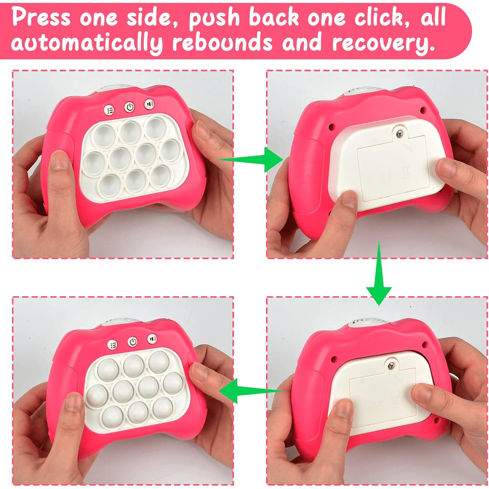 Funfiniti - Quick Push Electronic Sensory Game - Pink