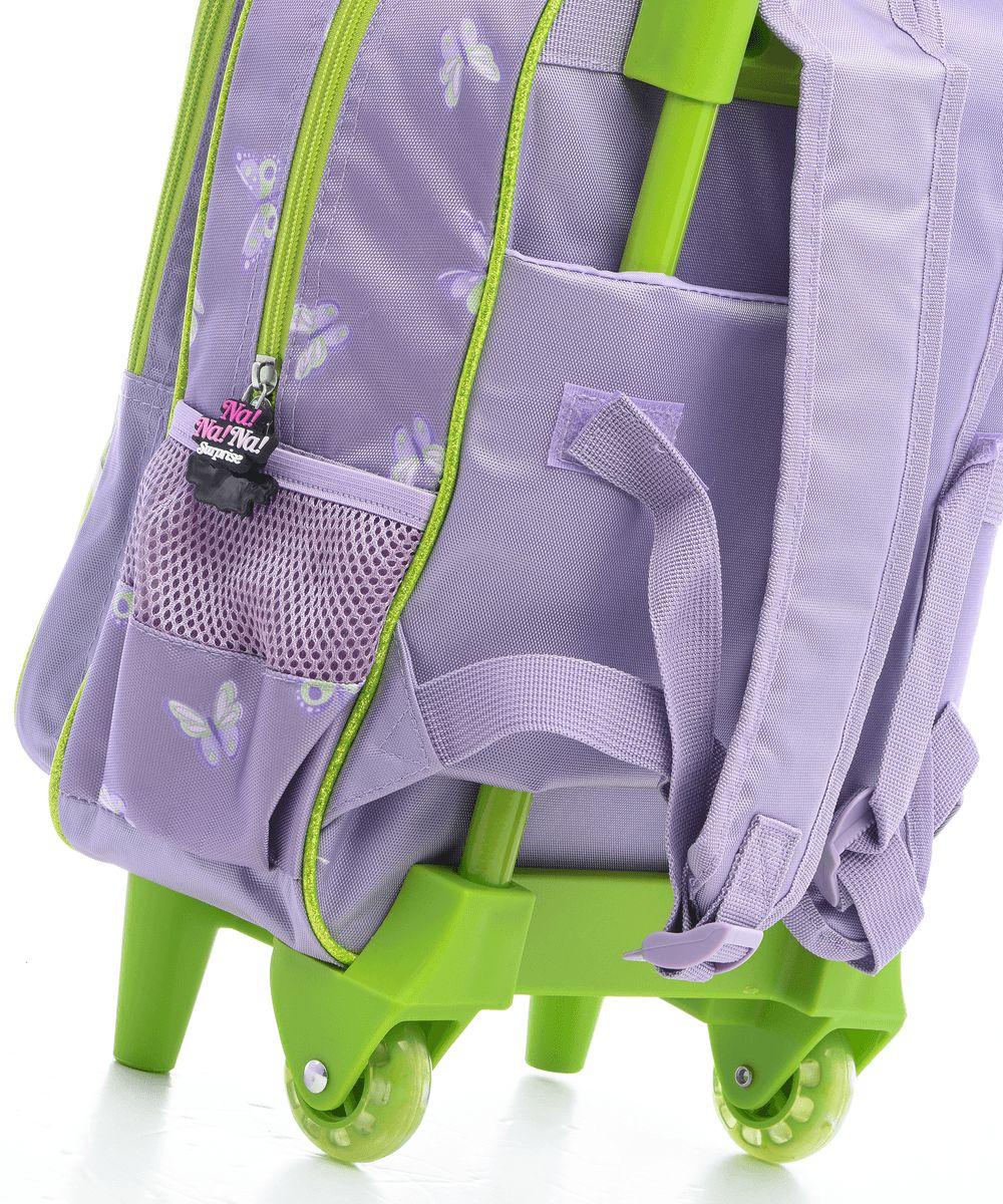 Na Na Na Surprise - School Trolley Bag - 14-inch With Lunch Bag And Pencil Case - Purple - 3pcs