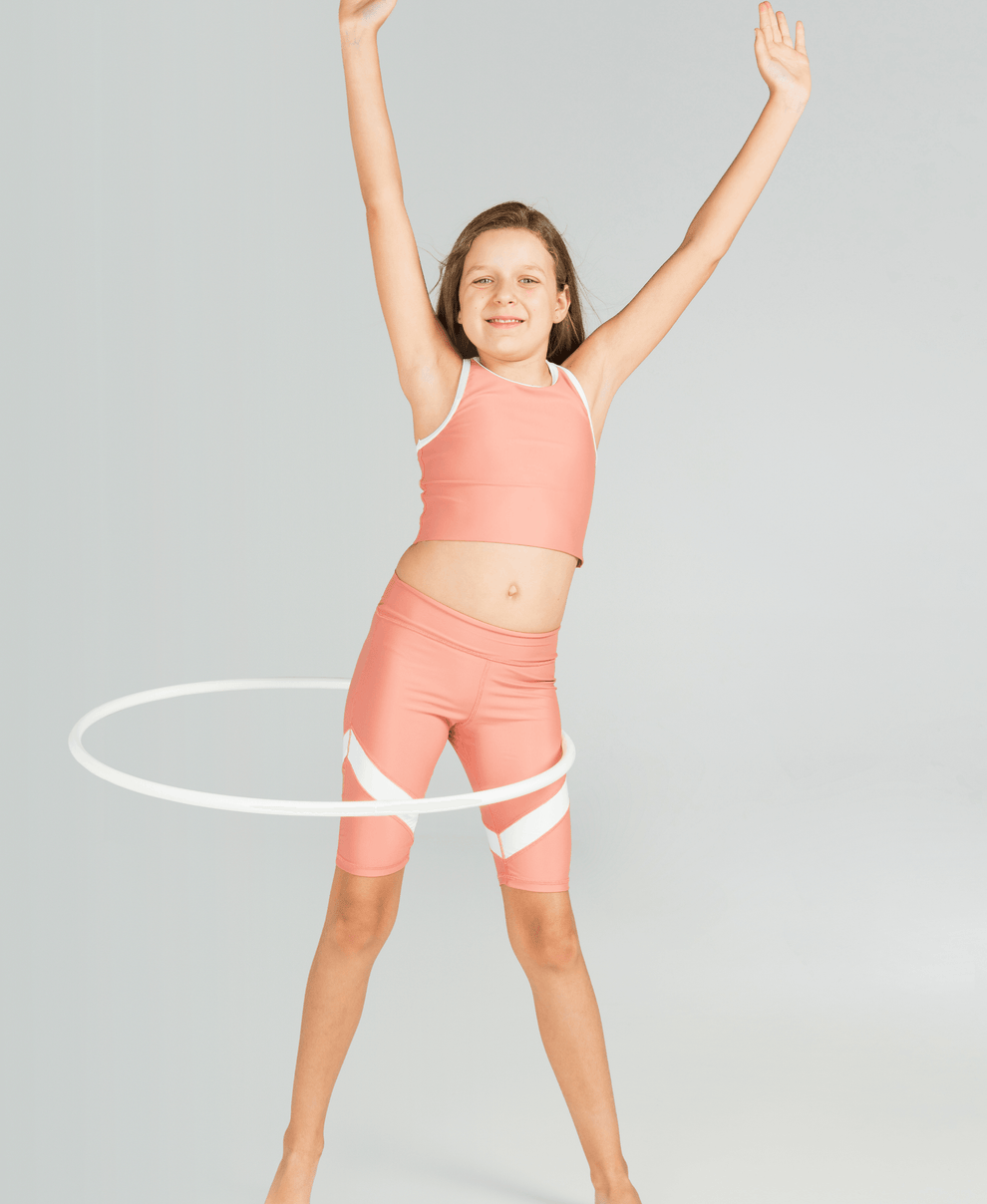 Bloomy Kids - Bliss Bike Short - Coral Blush