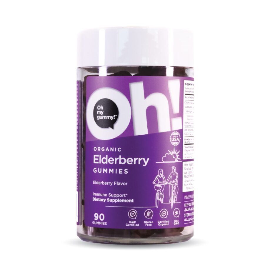 Oh My Oh - Organic Elderberry Dietary Supplement Gummies - 90's