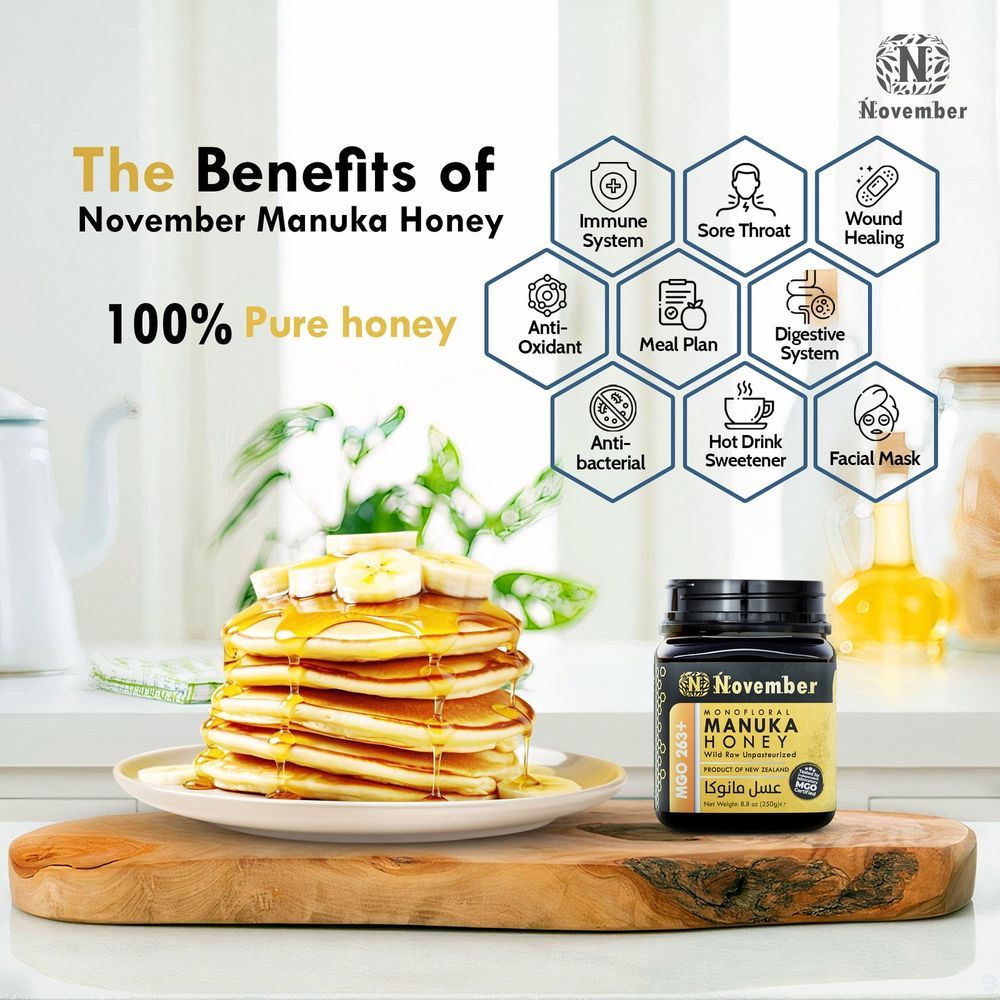 November - Manuka Honey MGO 263+ - 250 g