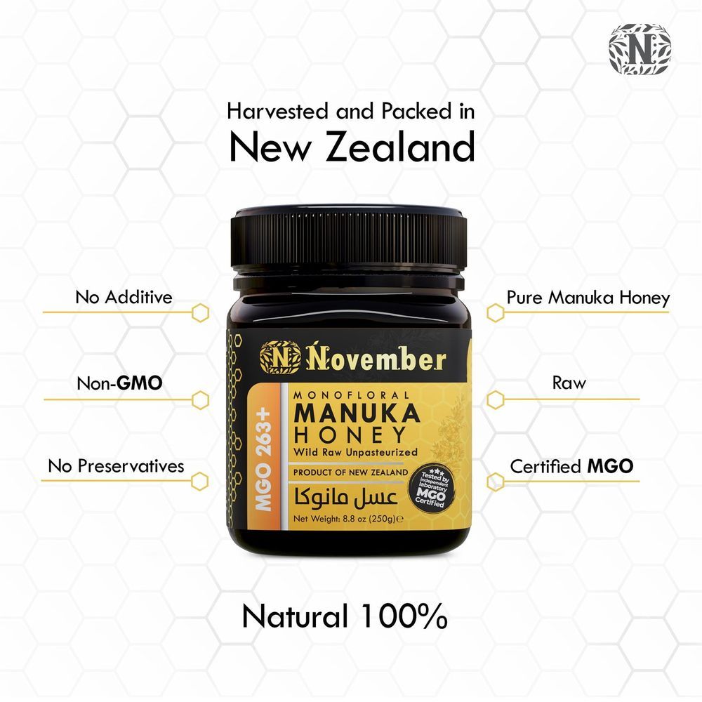 November - Manuka Honey MGO 263+ - 250 g