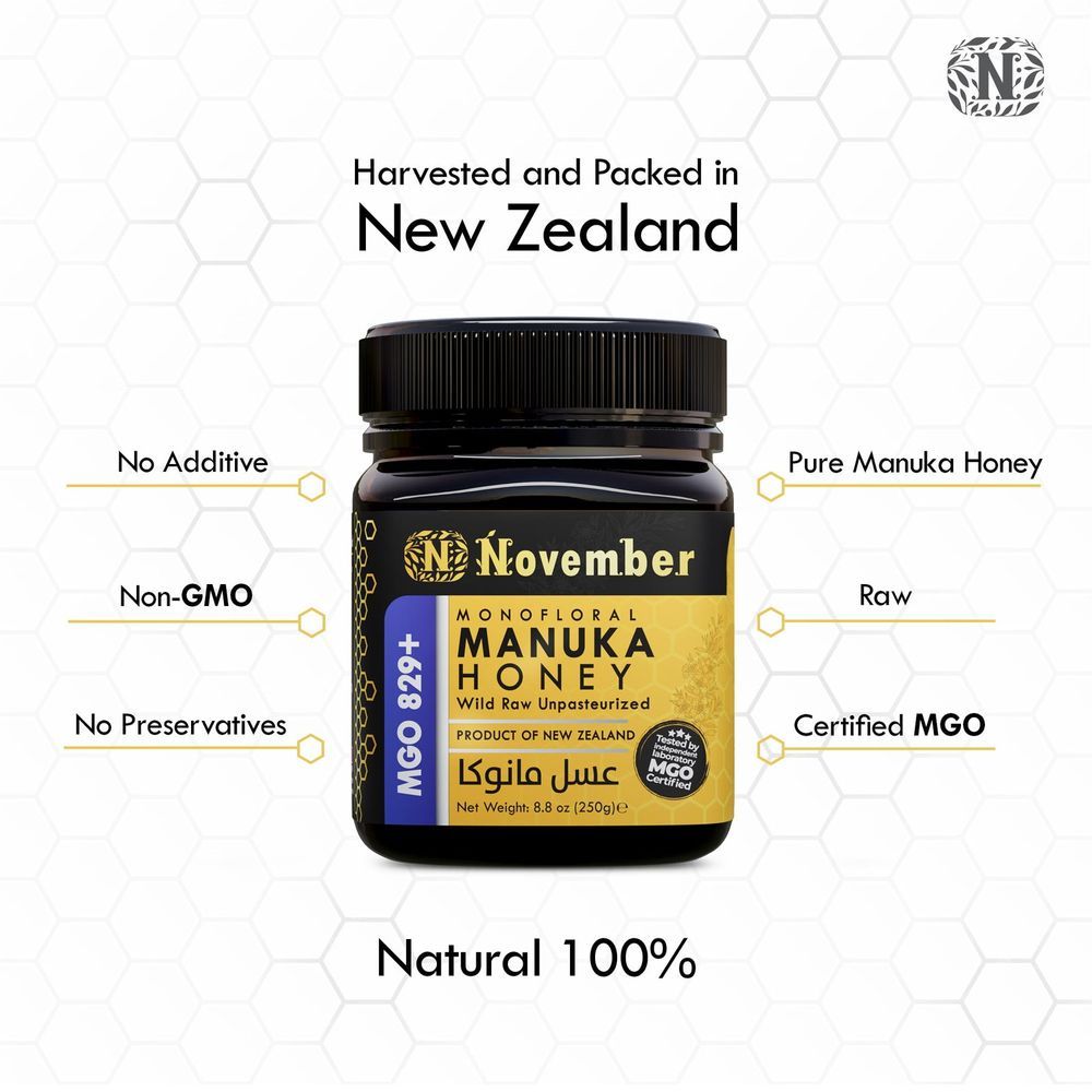 November - Manuka Honey MGO 829+ - 250 g