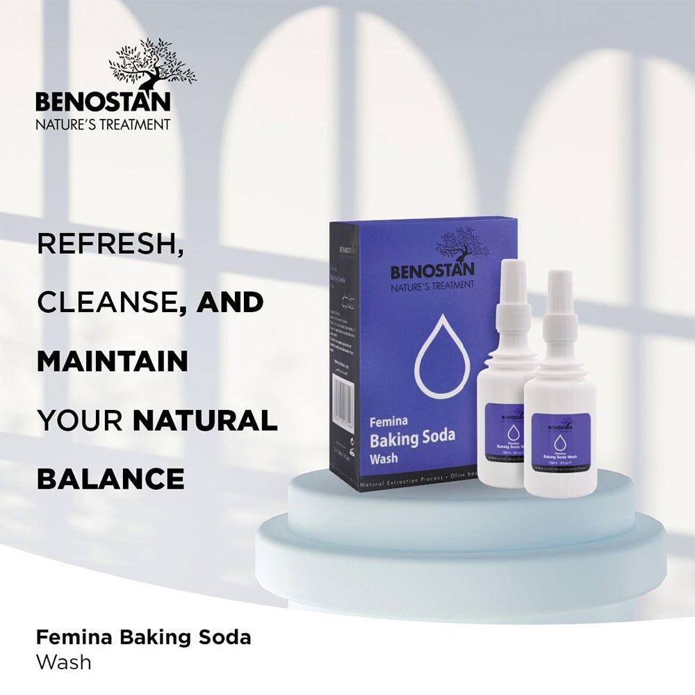 Benostan - Femina Baking Soda Intimate Wash - 150 ml - Pack of 2