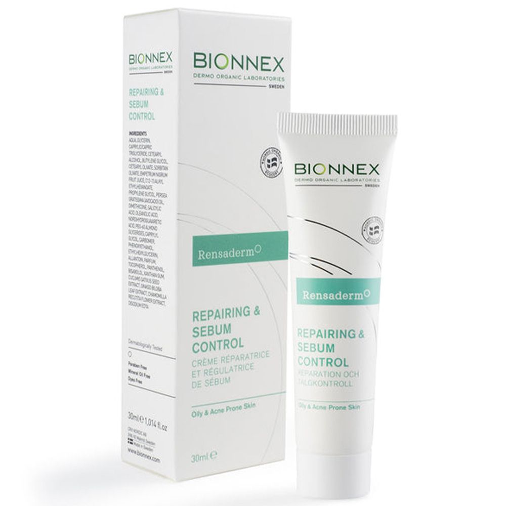 Bionnex - Rensaderm Repairing And Sebum Control Cream - 30 ml