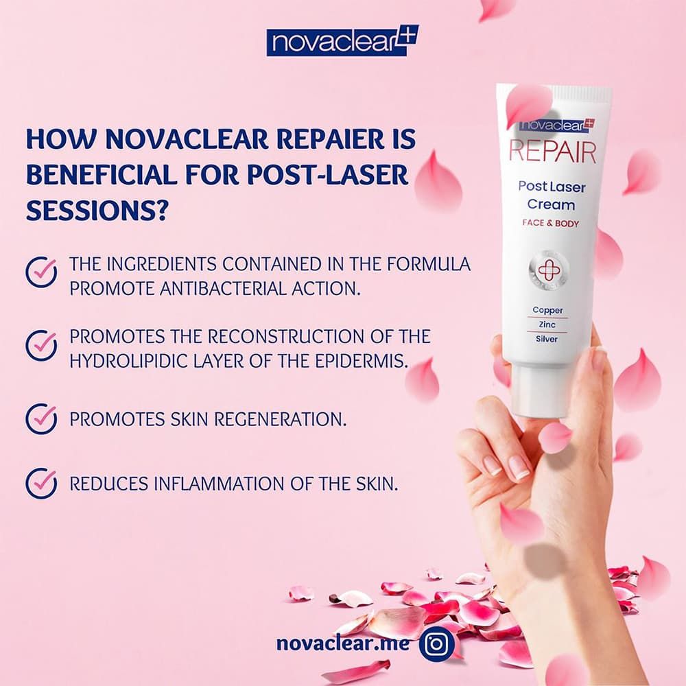 Novaclear - Repair Post Laser Cream - 75 ml