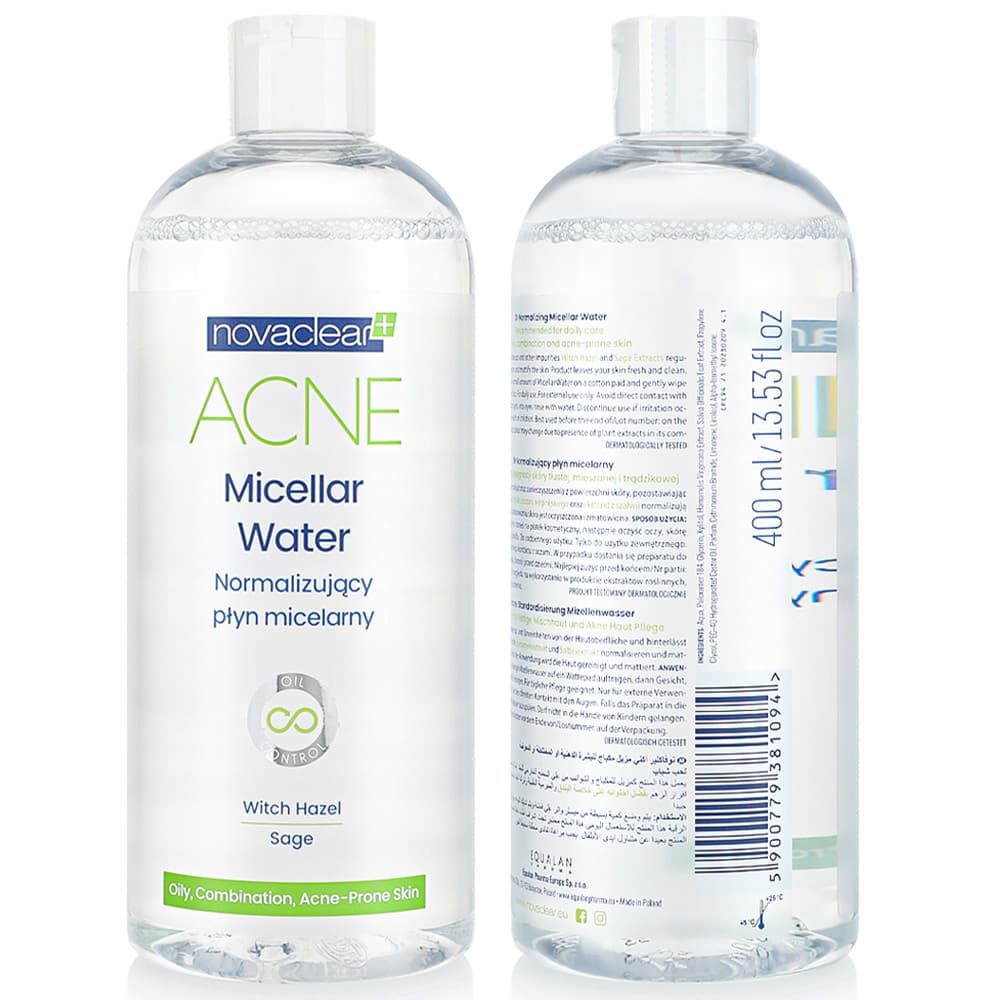 Novaclear - Oily Skin Normalizing Micellar Water - 400ml