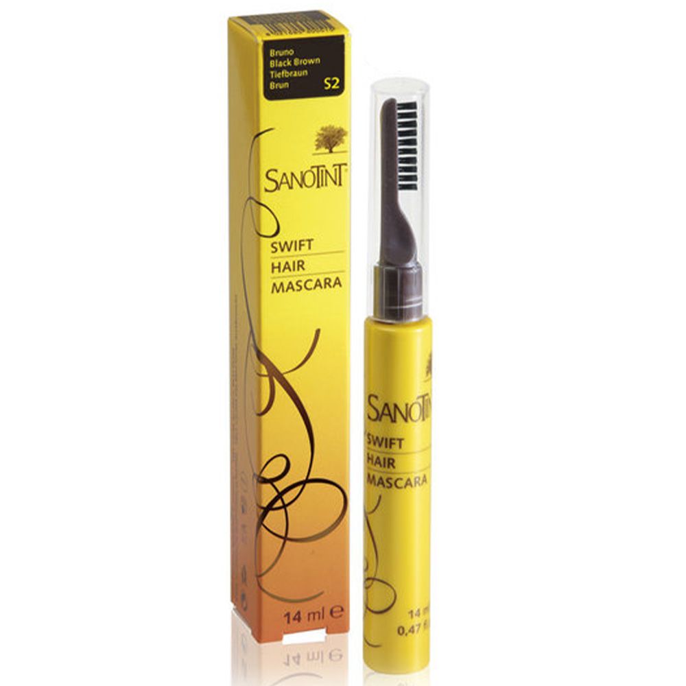 Sanotint - Swift Hair Mascara - Black Brown S2 - 14 ml