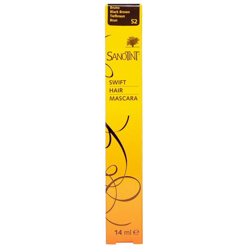 Sanotint - Swift Hair Mascara - Black Brown S2 - 14 ml