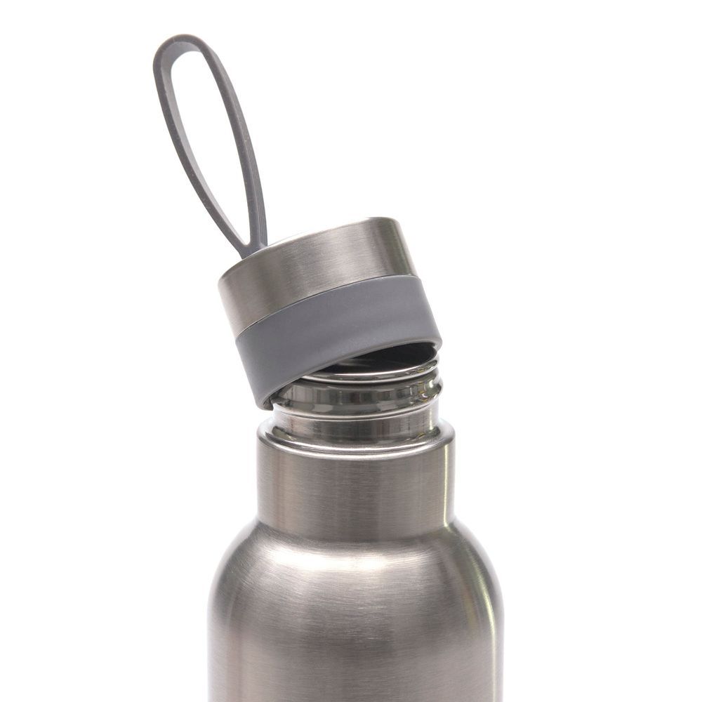 Lassig - Bold Collection Stainless Steel Bottle - Silver - 750 ml