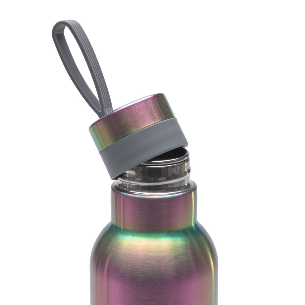 Lassig - Bold Collection Stainless Steel Bottle - Rainbow - 750 ml