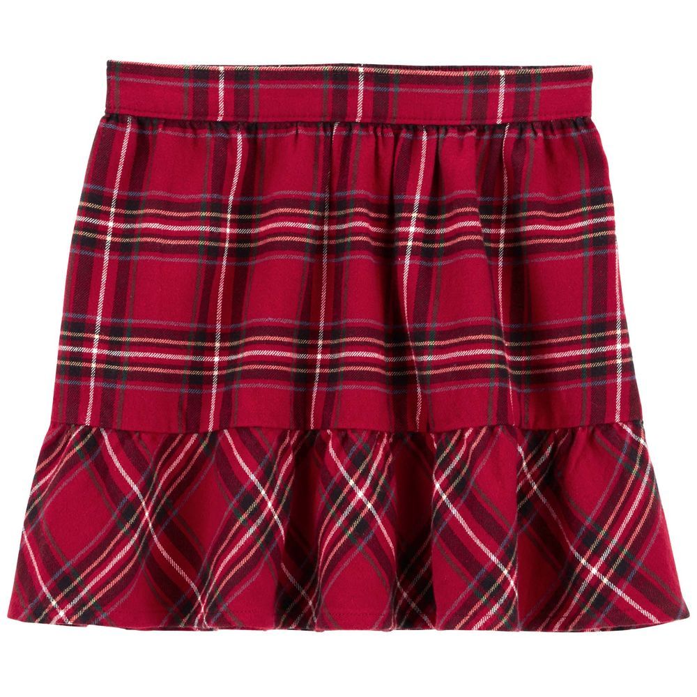 Carters - Plaid Twill Flannel Skirt - Plaid