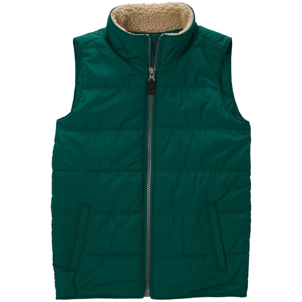 Carters - Zip-Up Puffer Vest - Green