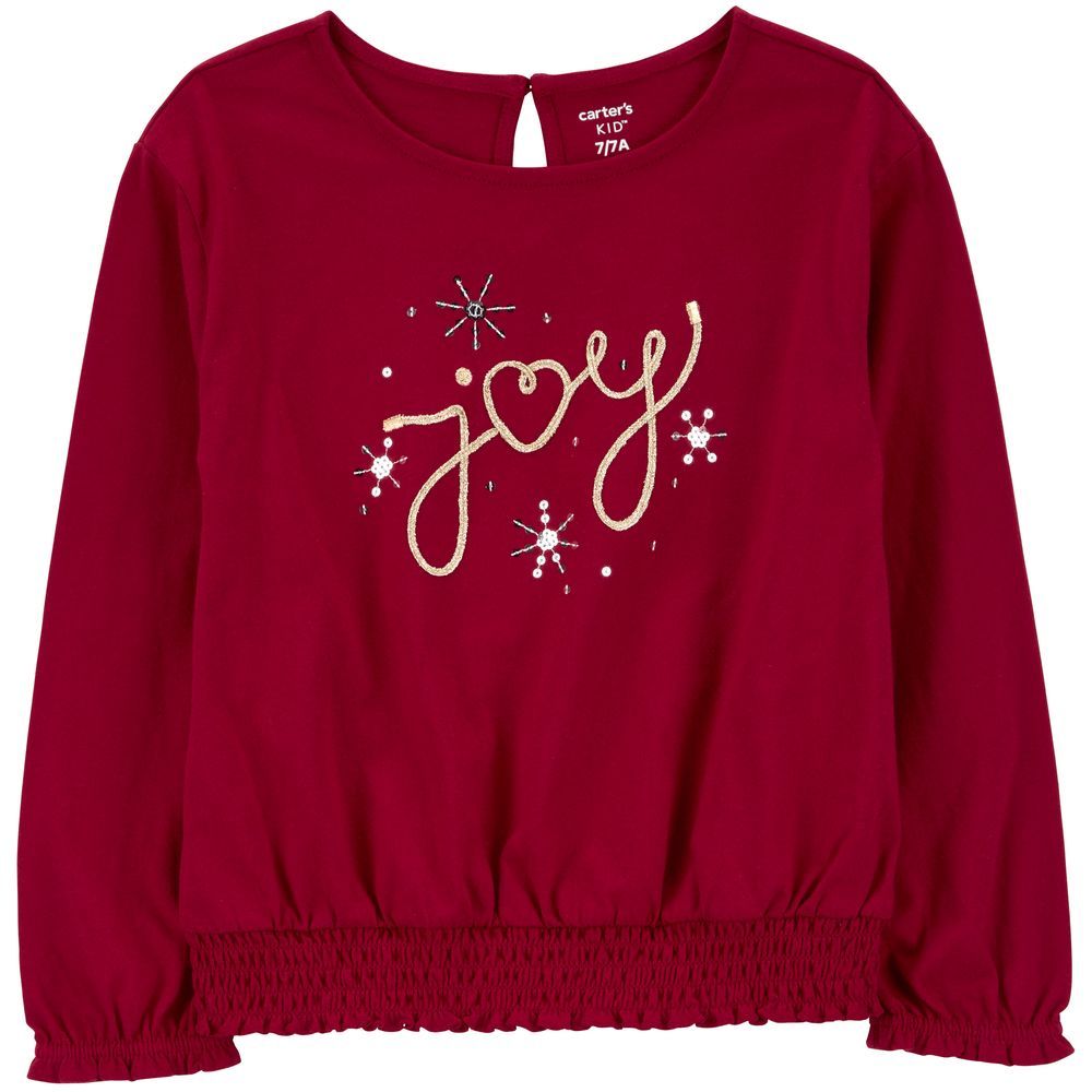 Carters - Joy Jersey Top - Red